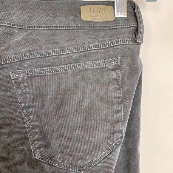 Gray Saks Fifth Ave Faded Designer Jeans Size 26 - Picture 10 of 12